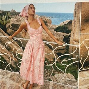 ZACO Australia -- Delicate pink summer Midi Dress